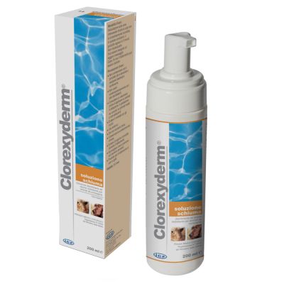 clorexyderm schiuma soluzione disinfettante  200ml