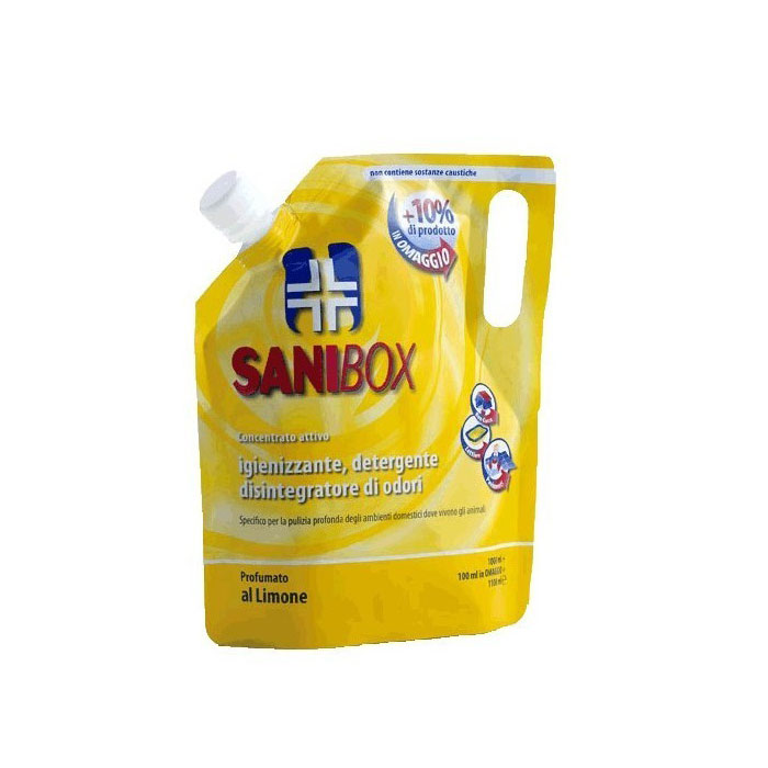 Sanibox Igienizzante Lavapavimenti Limone 1Lt