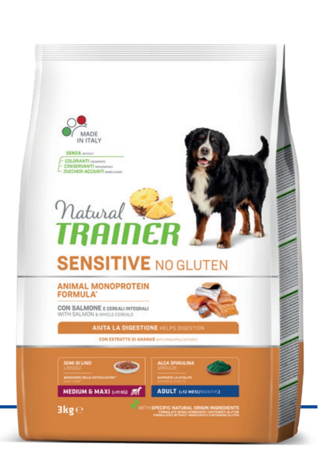 Trainer Sensitive No Gluten Puppy & Junior (>2 mesi) con Anatra e Cereali Integrali 12kg