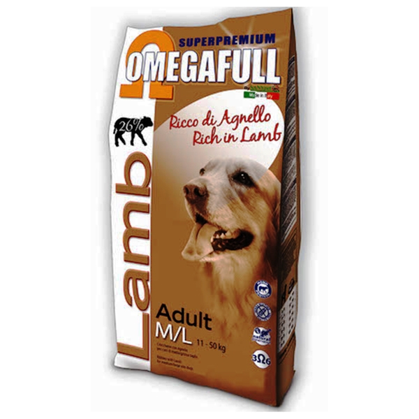 OmegaFull Adult Medium/Large  Agnello  14kg