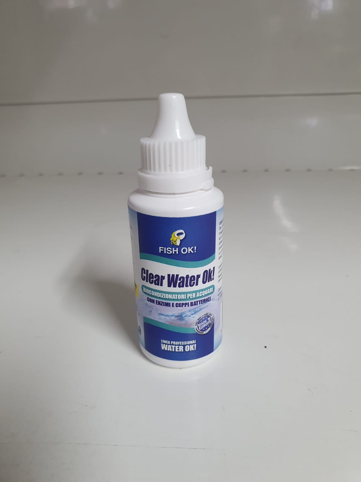 Clear water ok! Biocondizionatori per acquari con enzimi e Ceppi batterici 50ml