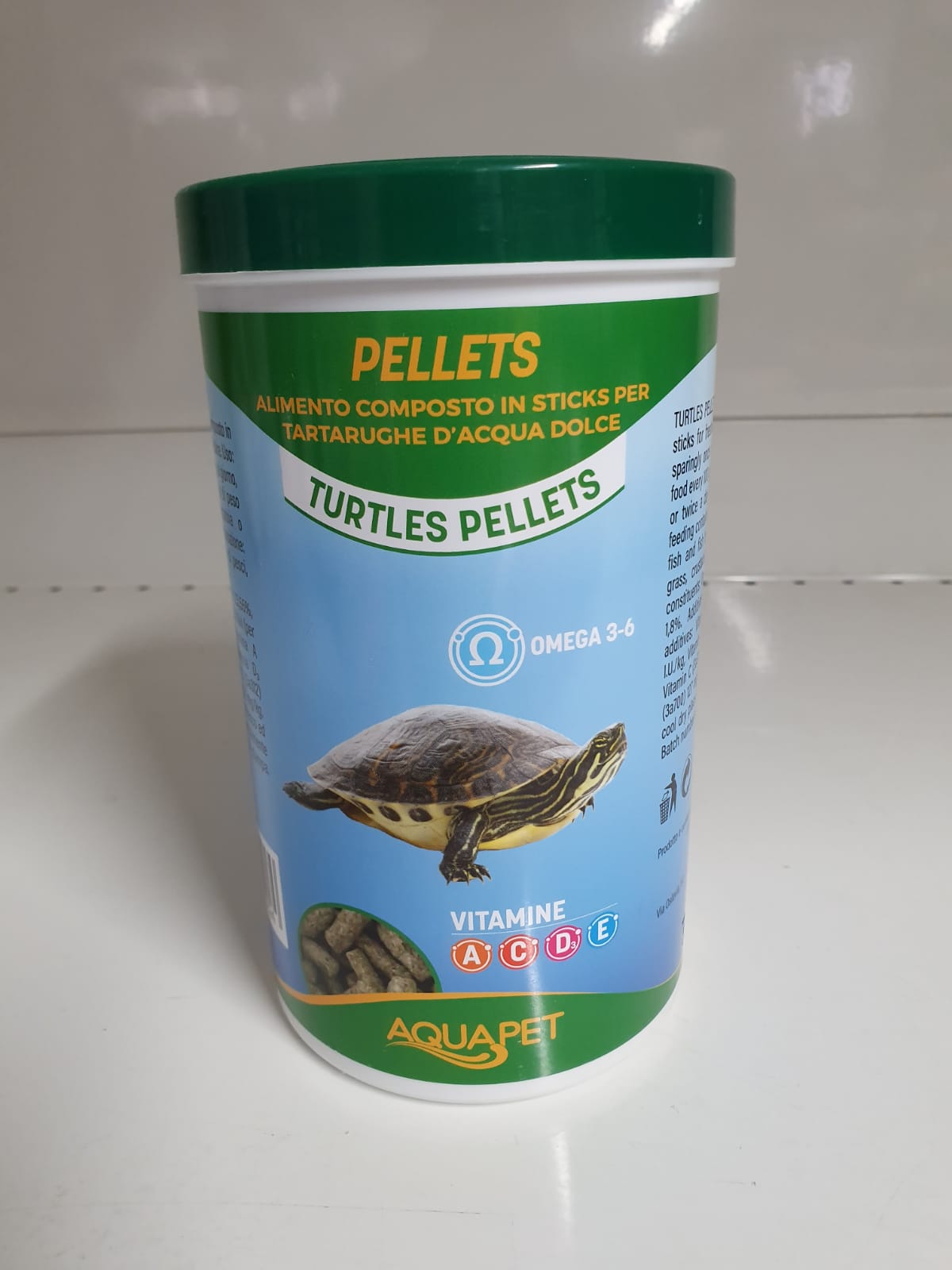 turtles pellets sticks per tartarughe d'acqua dolce 350g