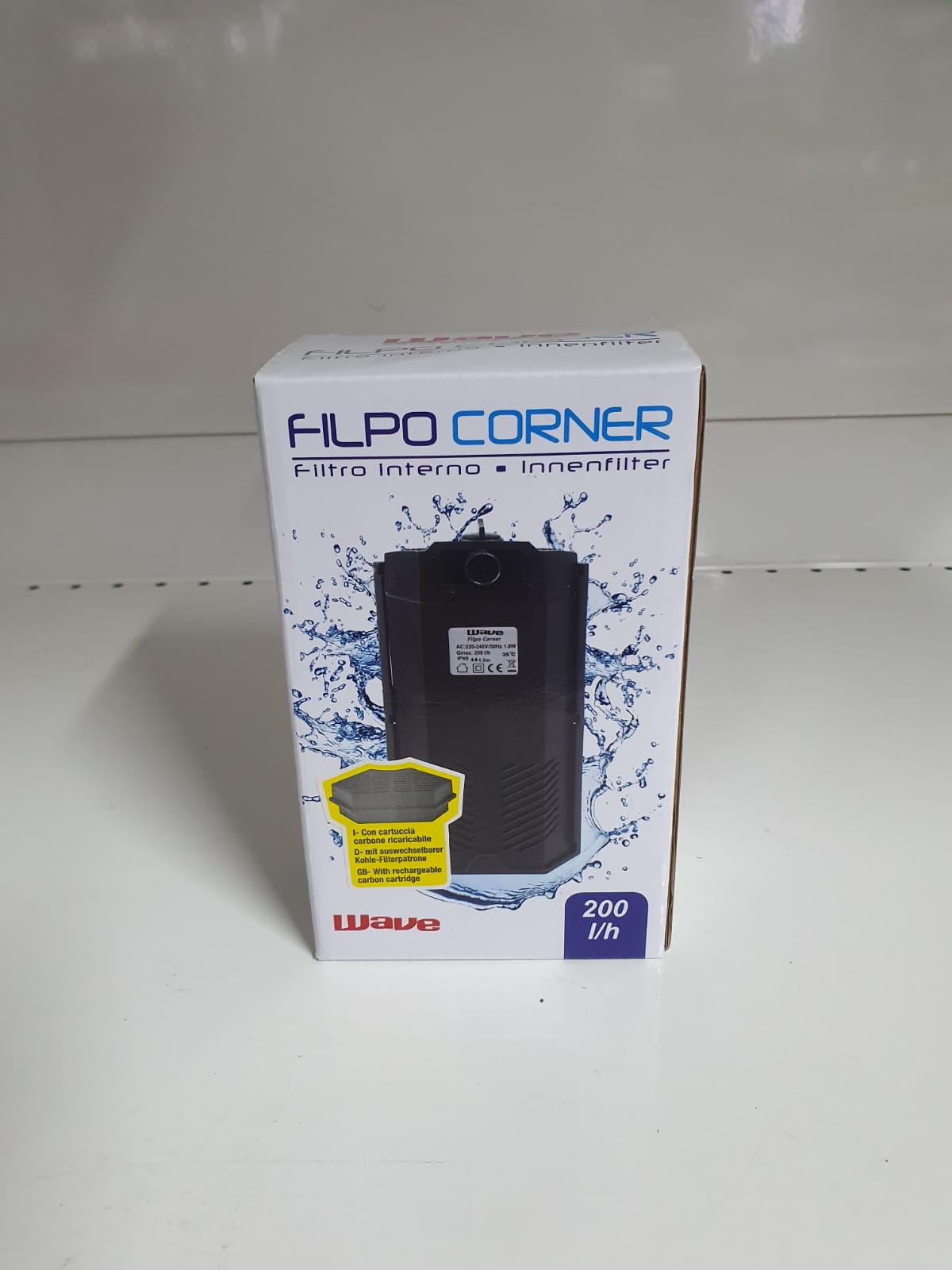 filpo corner filtro interno 200l/h