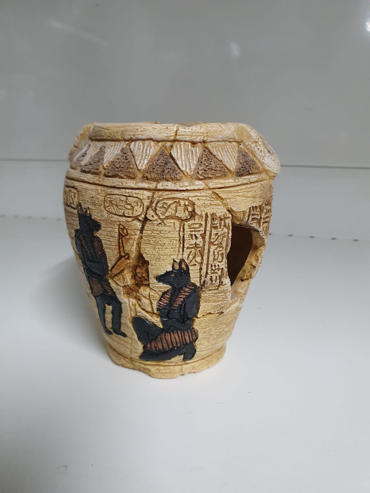 vaso egiziano 14x15cm