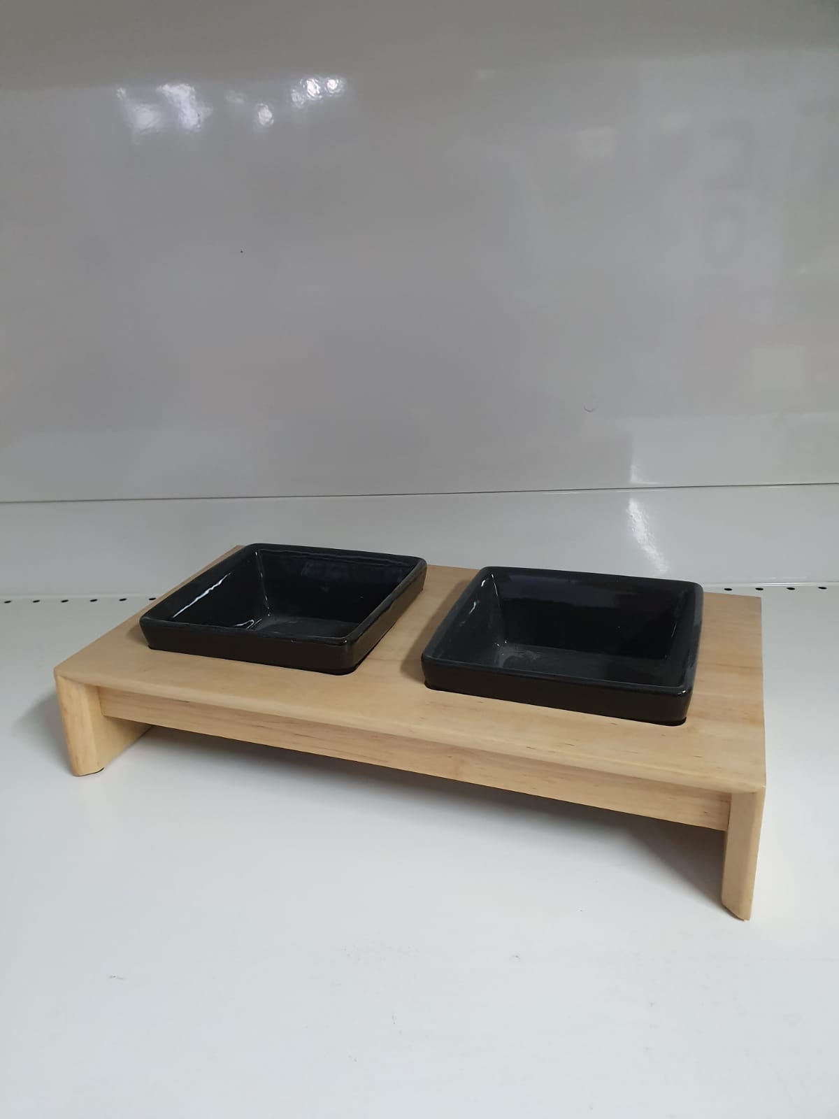 doppia ciotola in ceramica   set legno  japan 36x20x8cm