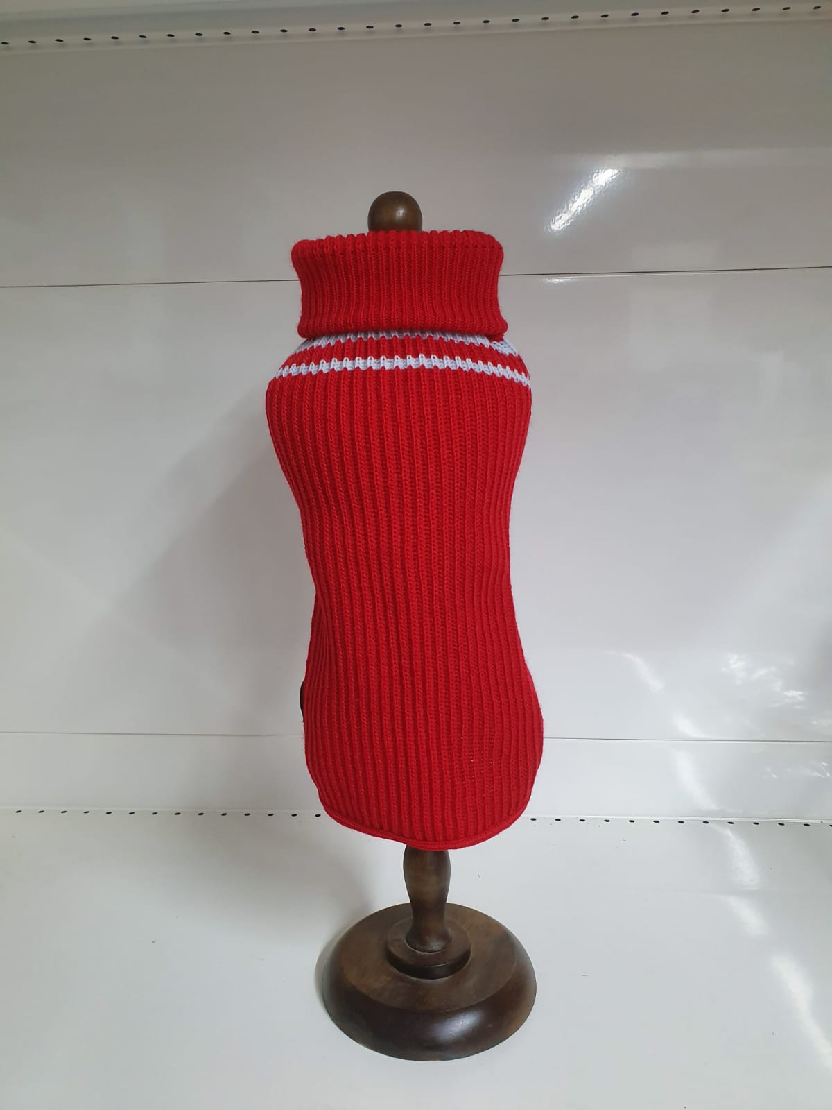 abbigliamento  maglioncino rosso  18cm