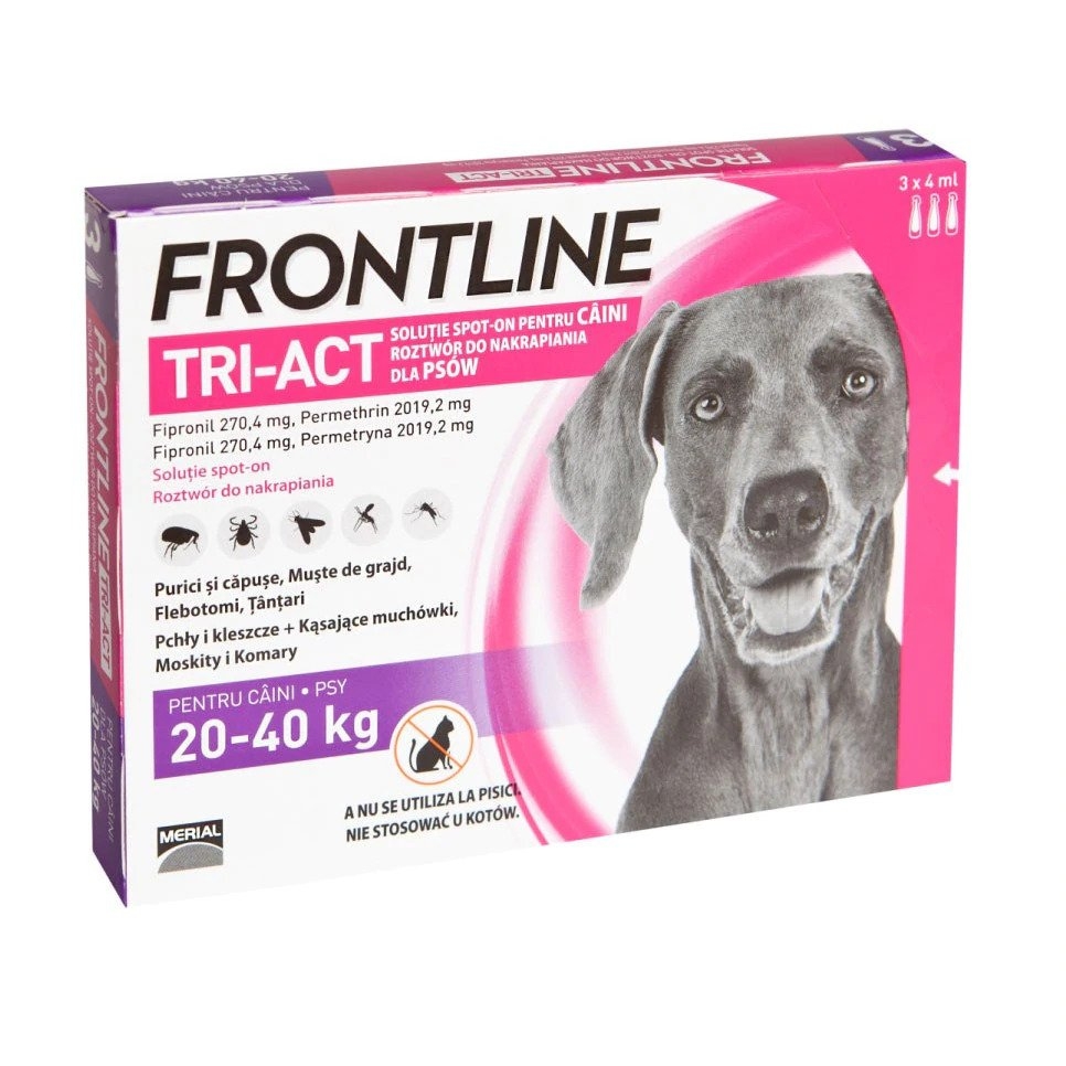 frontline tri-act 20-40 3 pipette
