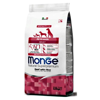 ALL BREEDS MANZO/ RISO 2,5 KG