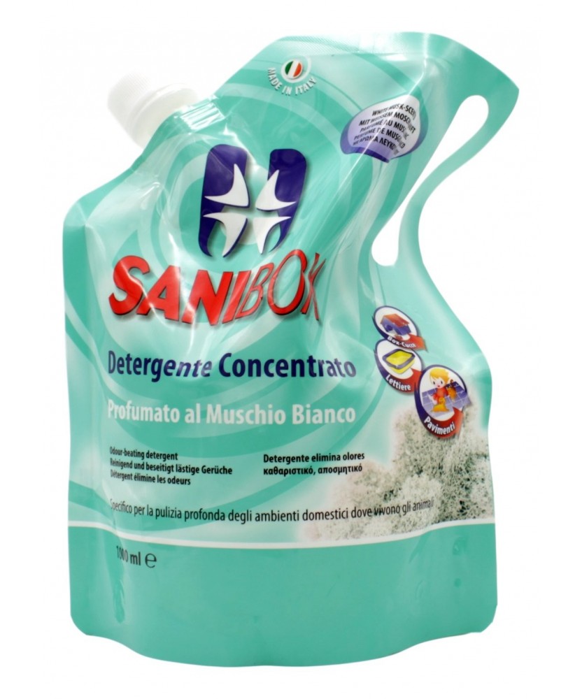 Sanibox Igienizzante Lavapavimenti Muschio Bianco 1lt