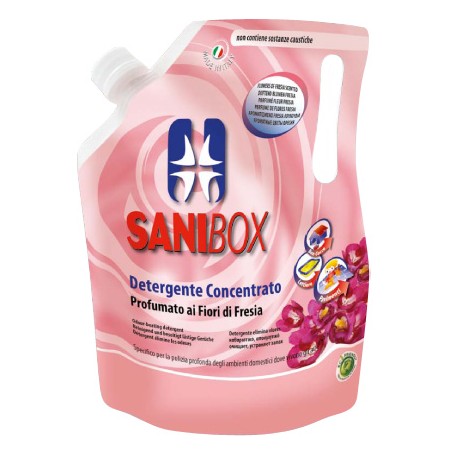 Sanibox Igienizzante Lavapavimenti Fiori Di Fresia 1Lt